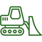 Icône engin de terrassement